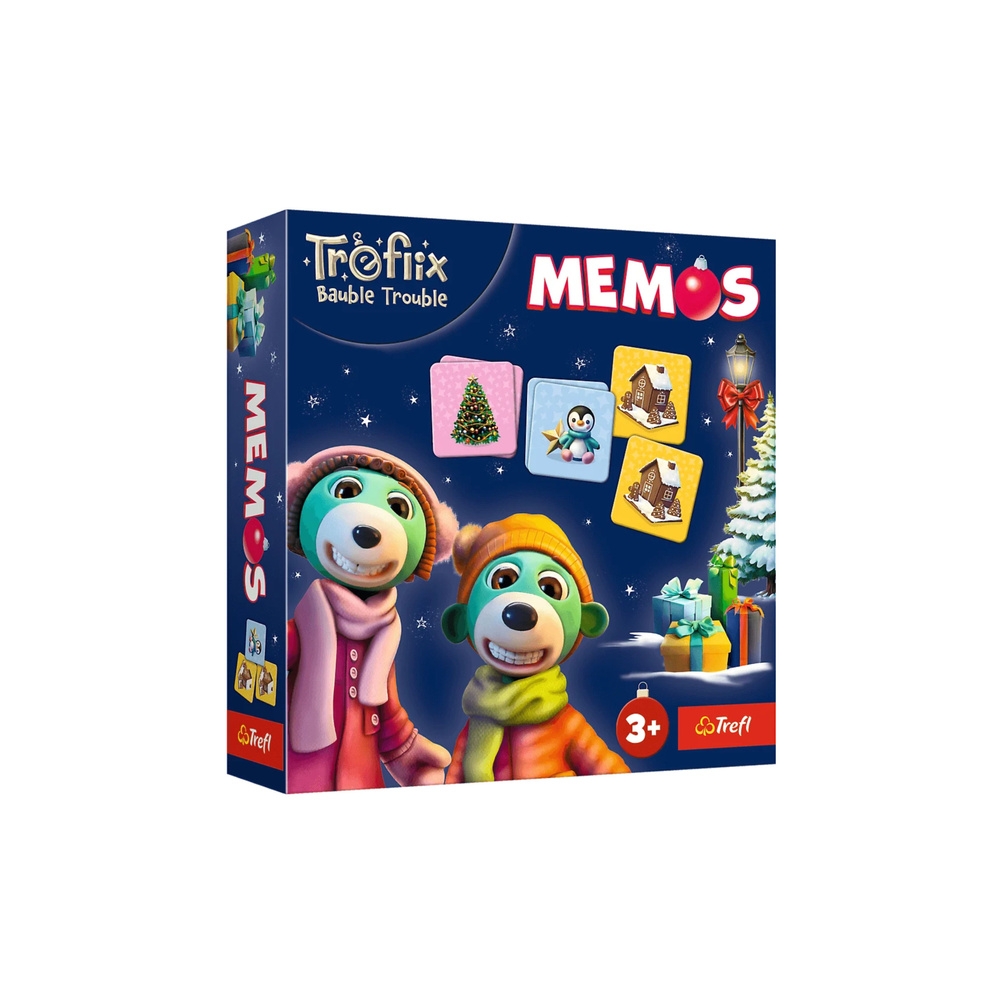 Žaidimas - Memos Treflix Bauble Trouble Trefl 02734-Žaislai, Stalo žaidimai, Įvairūs stalo žaidimai-e-vaikas