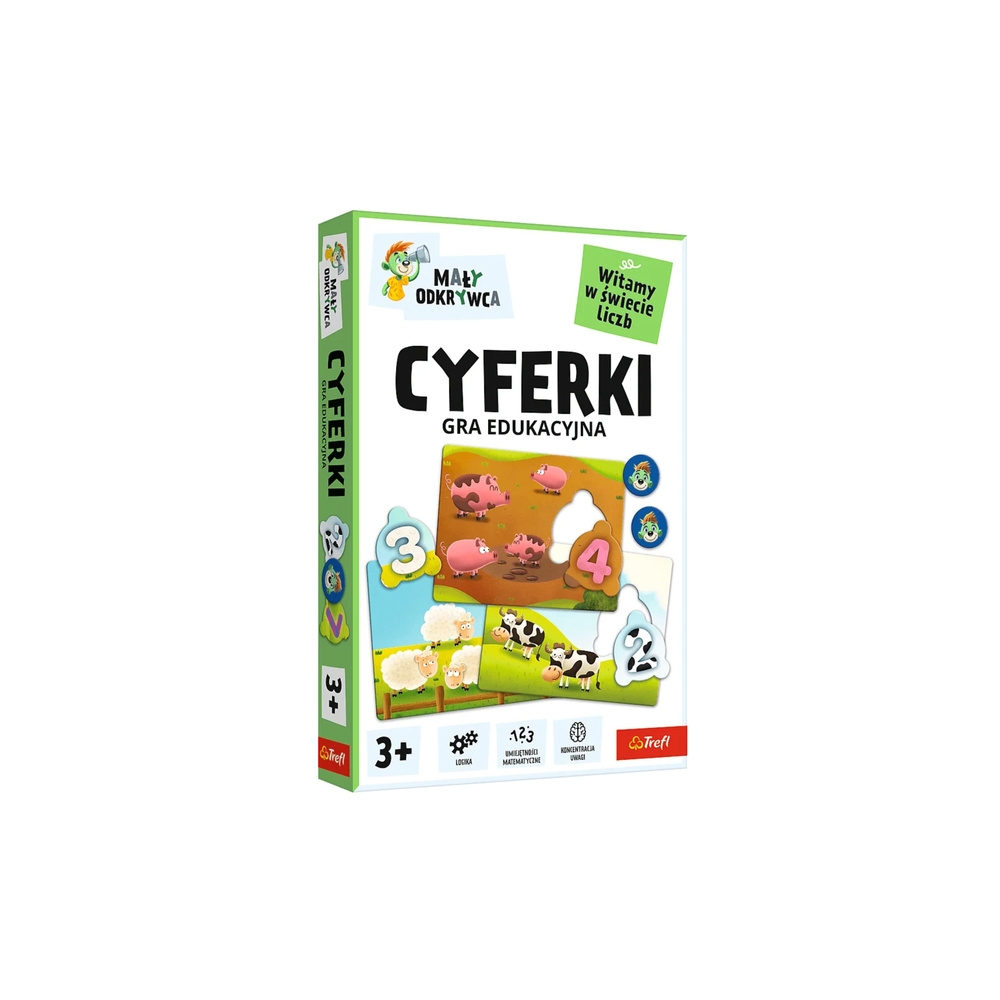 Žaidimas su skaičiais - Mažasis tyrinėtojas Trefl 02810