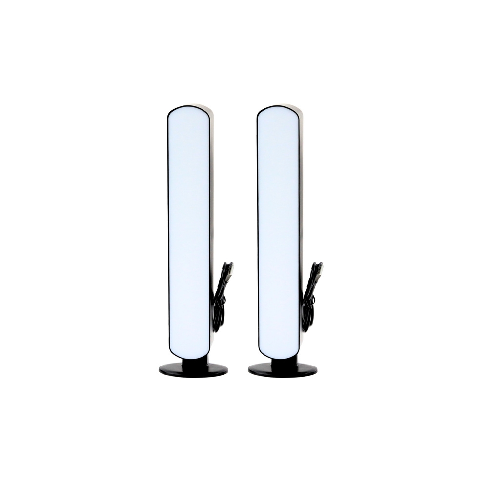 Zestaw Lampy Ambient RGB LED Gamingowe na Biurko Pilot 2 szt.