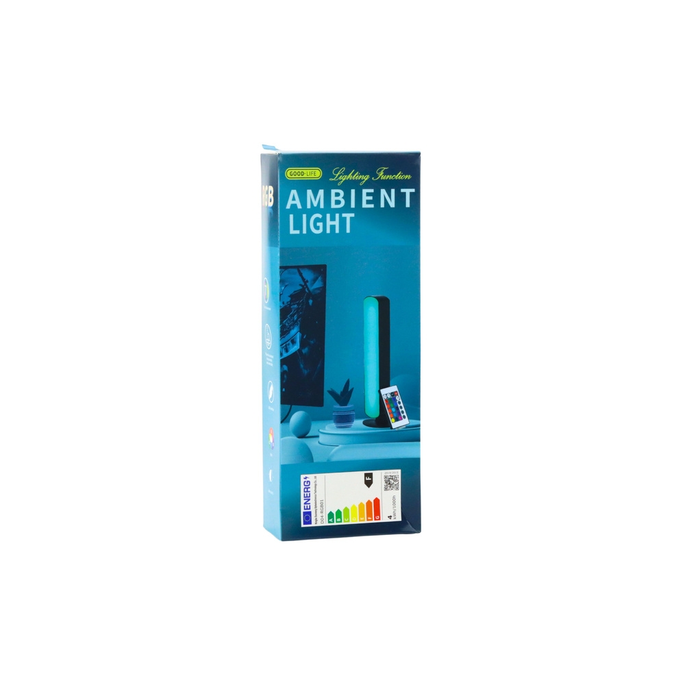 RGB LED lempų rinkinys su nuotolinio valdymo pulteliu 2 vnt