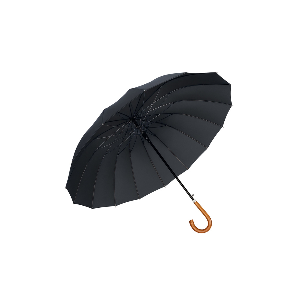 Duży Parasol Automatyczny Pokrowiec Na Ramię 24-Żeberkowy Czarny 115 cm
