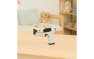 Pistolet Zabawkowy Naboje Piankowe Amunicja Łuski Biały
