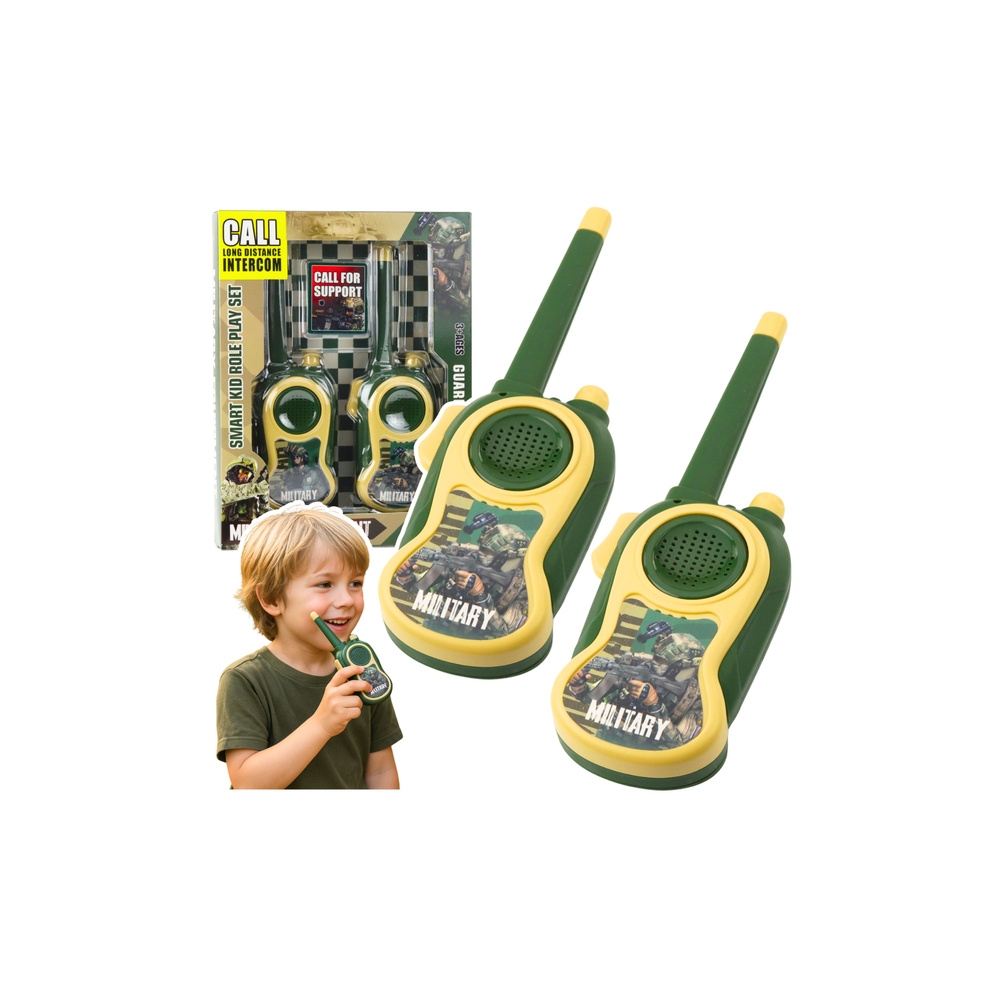 Walkie Talkie Krótkofalówki Militarne Wojskowe Dla Dzieci 300m