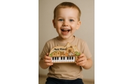 Pianinko Muzyczne Dla Dzieci Kapibara Mini Keyboard 22 Klawisze