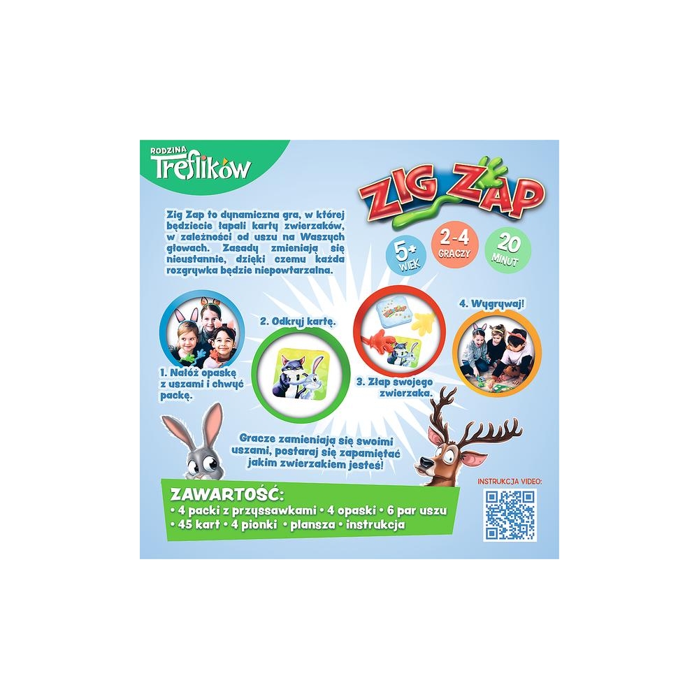 Žaidimas - ZIG ZAP Treflik Family Trefl 02821