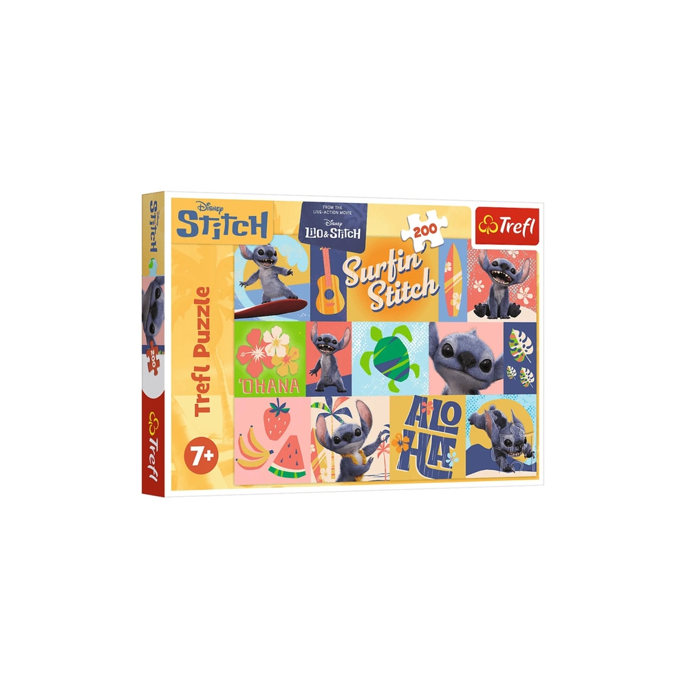 Dėlionė 200 - Havajų nuotykiai - Disney Stitch Trefl 13331