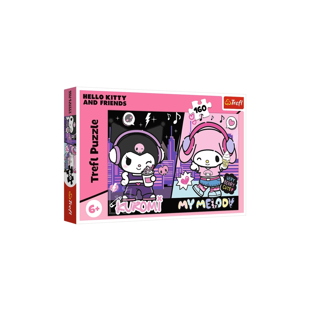 Dėlionė - 160 - Kuromi taisyklės - Hello Kitty Trefl 15430