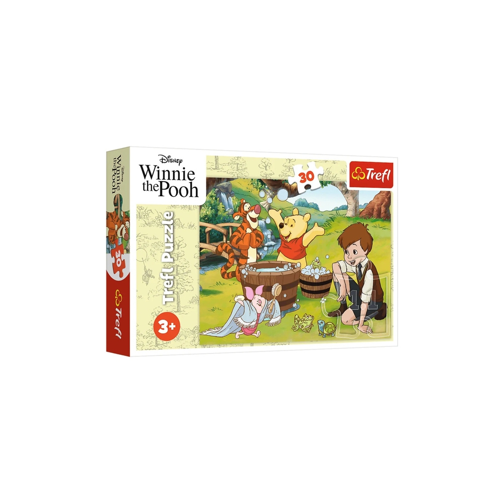 Dėlionė – 30 – Dieną su Pūkuotuku – „Disney“ Pūkuotukas – „Trefl“ 18321-Žaislai, Dėlionės, Dėlionės iki 500 detalių-e-vaikas