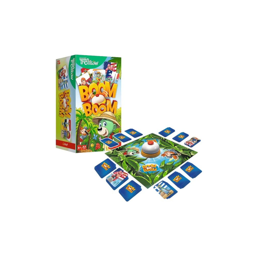 02822 ŽAIDIMAS - Boom Boom Treflik Šeima Trefl