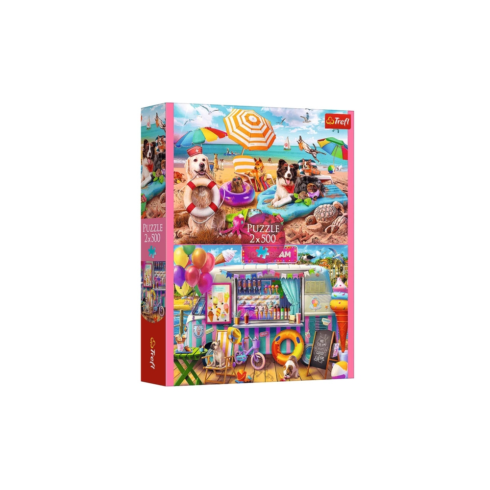 Puzzle - 2x500 - Wakacyjny czas - Trefl 37533