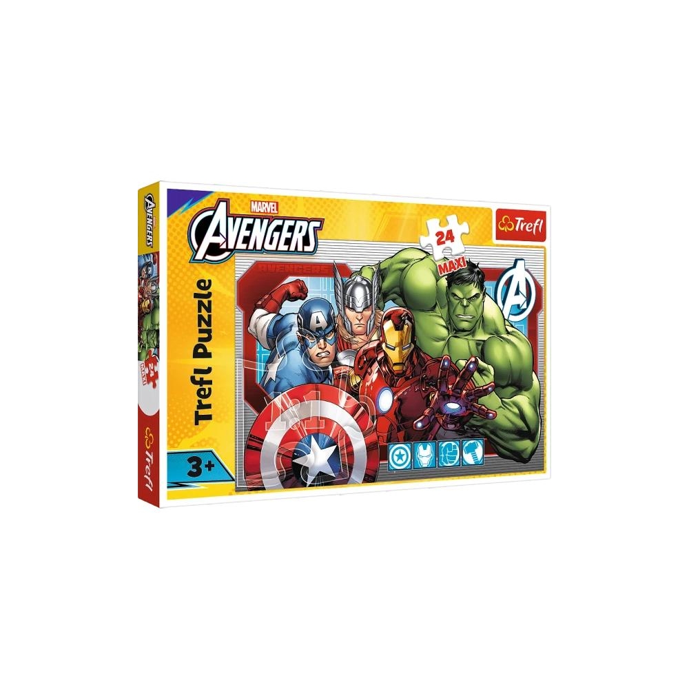 Dėlionė 24 Maxi - Visada teisus - Disney Marvel The Avengers Trefl 14378