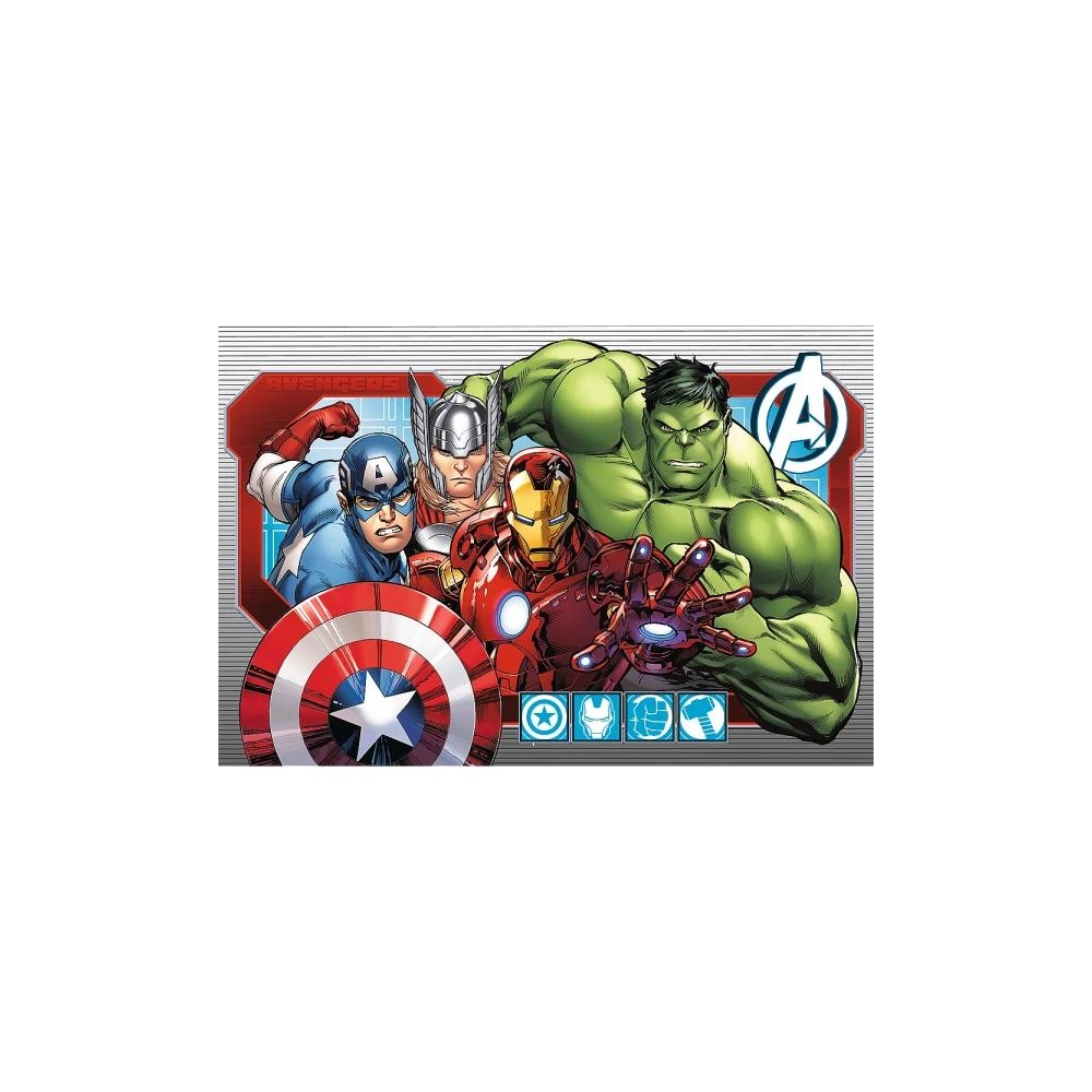 Puzzle 24 Maxi - Zawsze sprawiedliwi - Disney Marvel The Avengers Trefl 14378