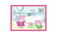 Puzzle - 4w1 (12, 15, 20, 24) - Peppa uwielbia przygody - Świnka Peppa - Trefl 34672