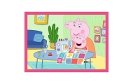 Puzzle - 4w1 (12, 15, 20, 24) - Peppa uwielbia przygody - Świnka Peppa - Trefl 34672