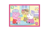 Puzzle - 4w1 (12, 15, 20, 24) - Peppa uwielbia przygody - Świnka Peppa - Trefl 34672