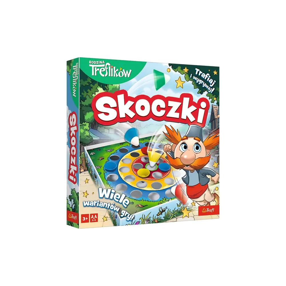 Arkadinis šokinėjimo žaidimas Treflikų šeima Trefl 02820-Žaislai, Stalo žaidimai, Įvairūs stalo žaidimai-e-vaikas