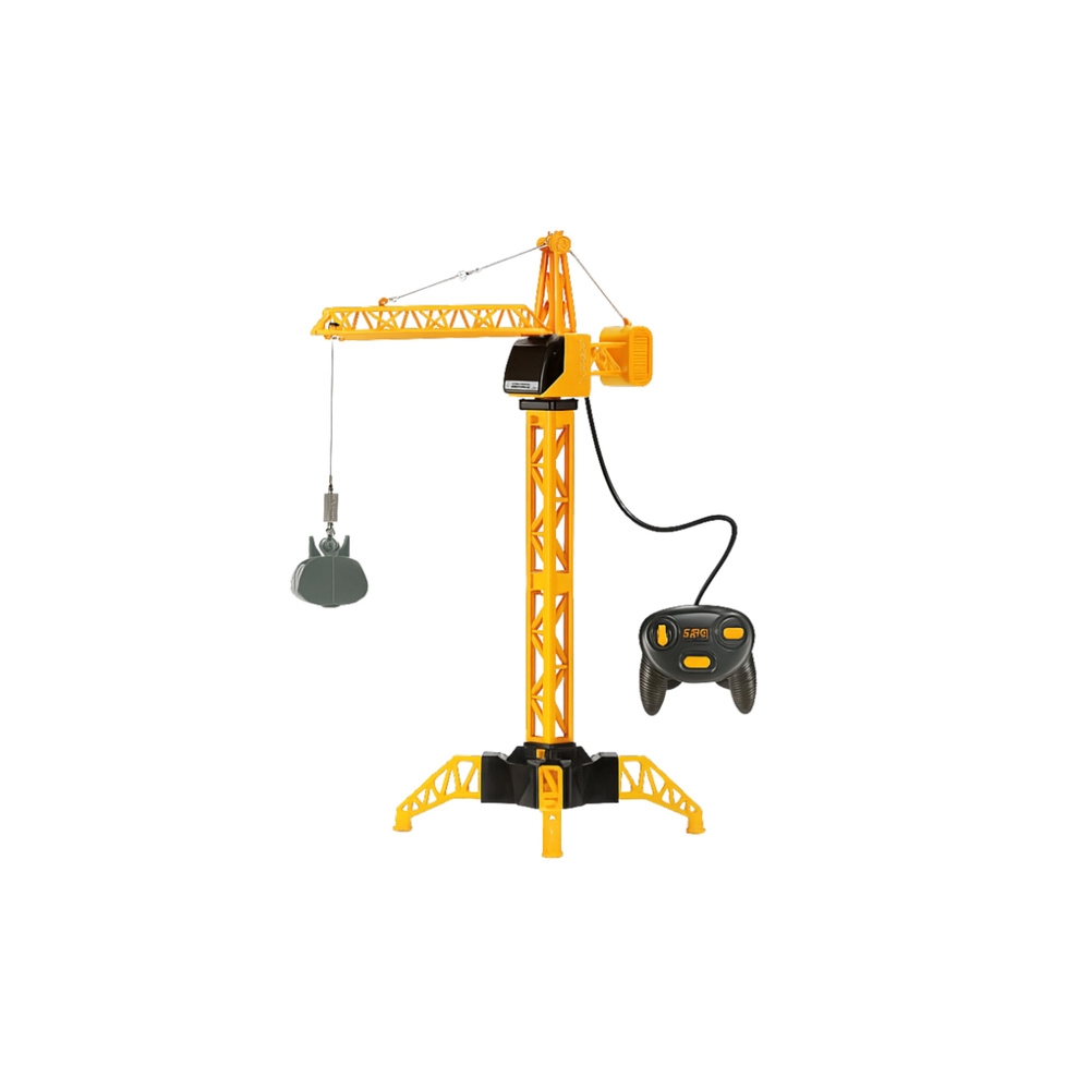 RC Nuotoliniu būdu valdomas statybinis kranas su laidais, besisukantis 360° kampu 71 cm-Žaislai, Interaktyvūs žaislai-e-vaikas