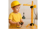 Dźwig Żuraw Budowlany Zdalnie Sterowany RC Przewodowy Obrót 360° 71 cm