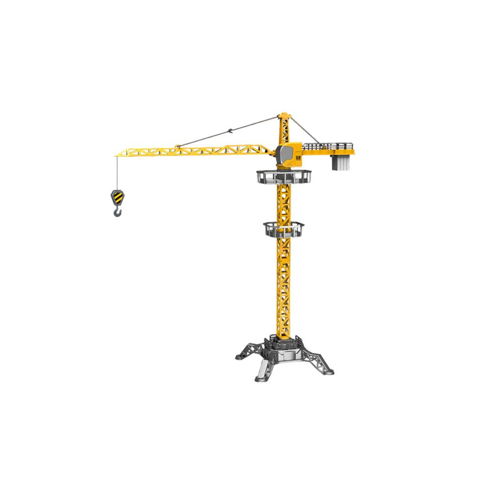 Dźwig Żuraw Zdalnie Sterowany RC Światła LED Obrót 360° 1:36 120 cm