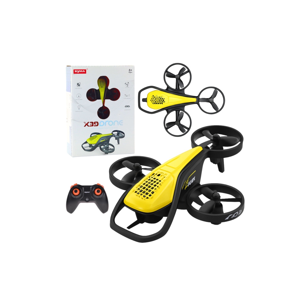 Nuotolinio valdymo RC Mini dronas Syma X36 Keturių ašių akrobatika Geltonas-Žaislai, Auto ir transporto žaislai, Dronai-e-vaikas
