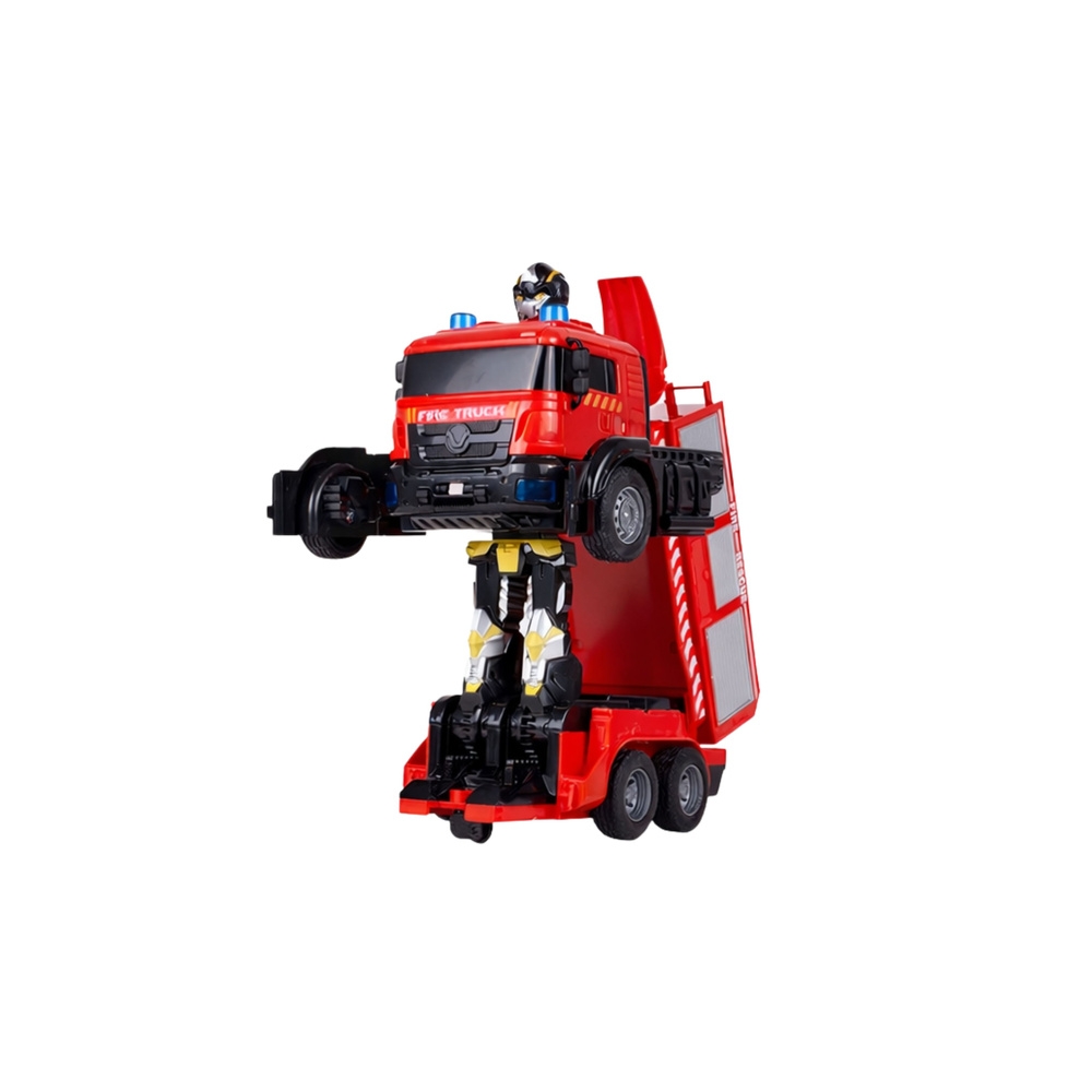 Nuotoliniu būdu valdomas Robotas ugniagesių brigada 2in1 RC žibintai Garsai Vanduo-Žaislai, Auto ir transporto žaislai, Valdomos