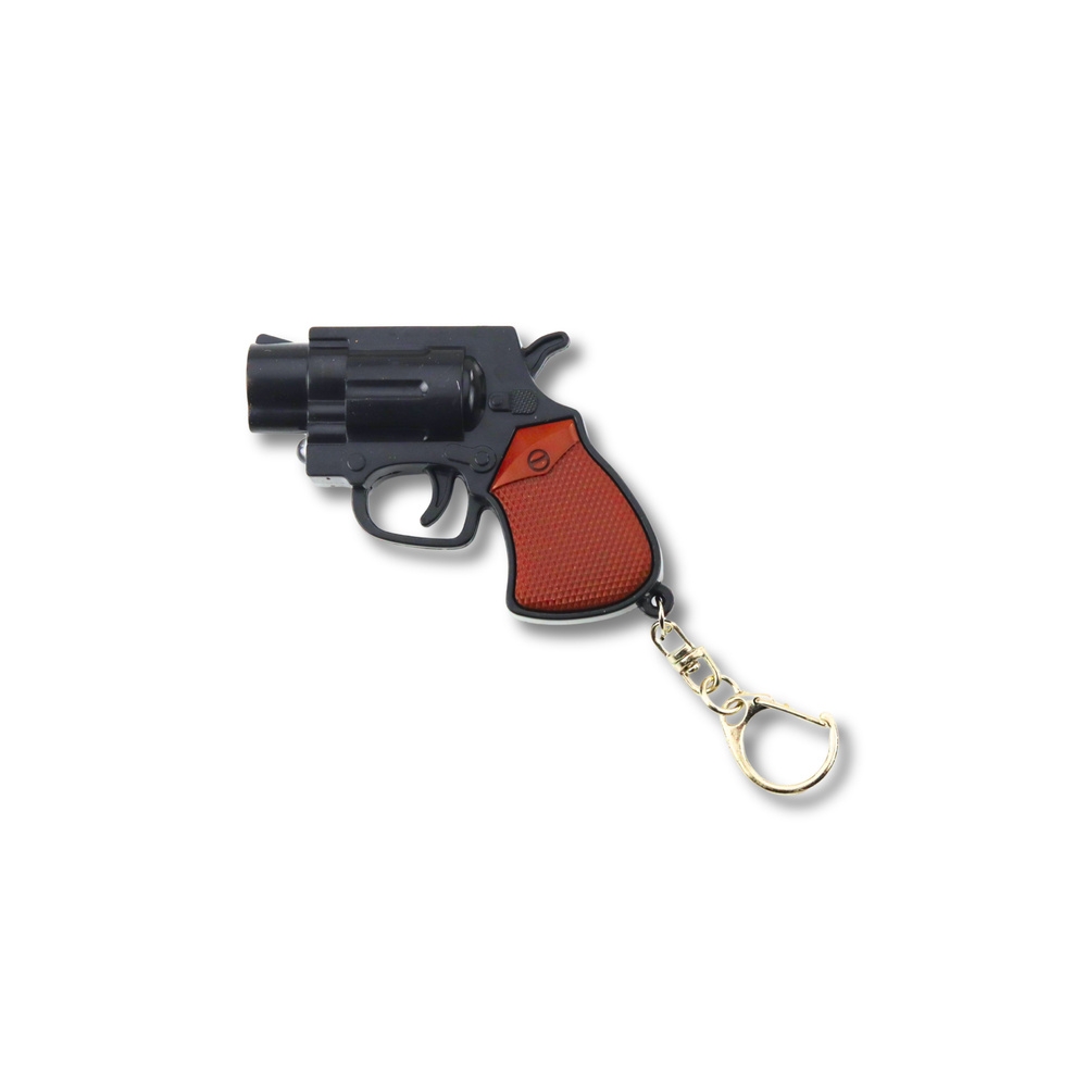 Mini pistoletas Revolveris Raktų pakabukas Gadget Light LED lazeris 6,5 cm-Žaislai, Figūrėlės ir herojai-e-vaikas
