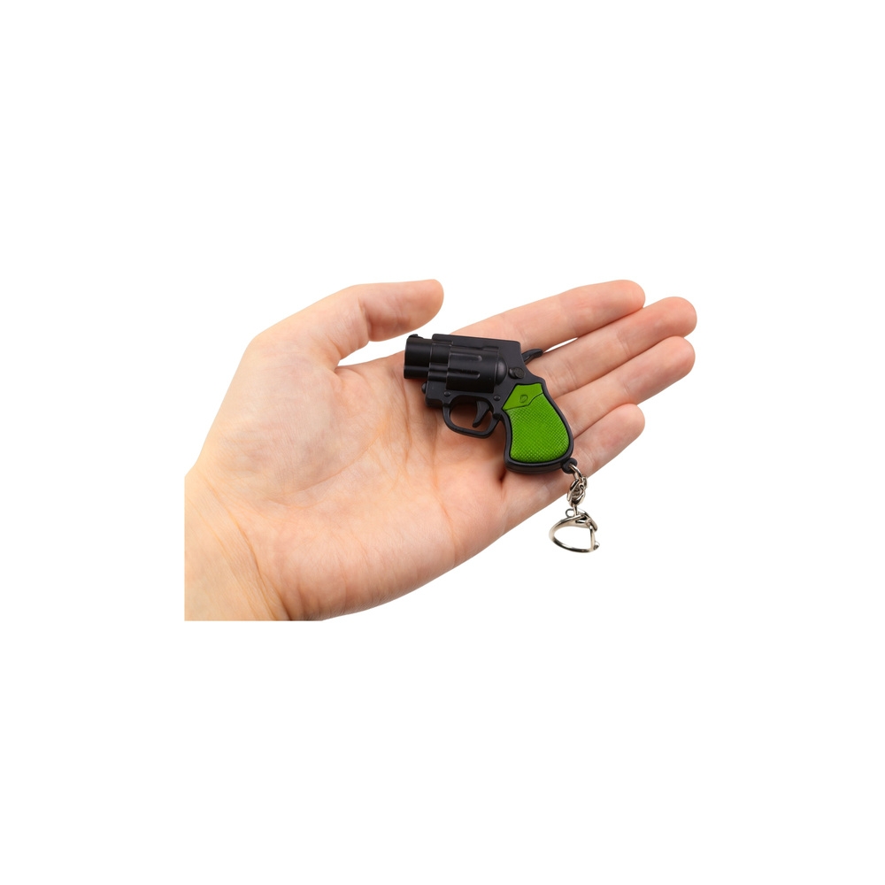 Mini pistoletas Revolveris Raktų pakabukas Gadget Light LED lazeris 6,5 cm-Žaislai, Figūrėlės ir herojai-e-vaikas