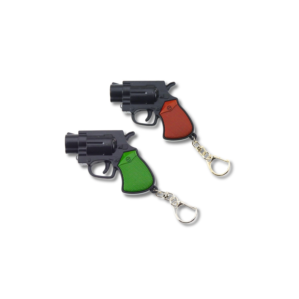 Mini pistoletas Revolveris Raktų pakabukas Gadget Light LED lazeris 6,5 cm-Žaislai, Figūrėlės ir herojai-e-vaikas
