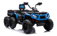 Quad Na Akumulator ATV 6 Kół Z Przyczepką JC606 24V 4x4 Niebieski