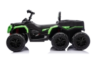 Baterijinis keturratis visureigis su priekaba JC606, 24 V, 4x4, žalias-Elektromobiliai vaikams, Keturračiai ir bagiai-e-vaikas