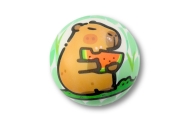 Putplasčio šokinėjantis žaislas Capybara 6,5 cm MIX 1vnt