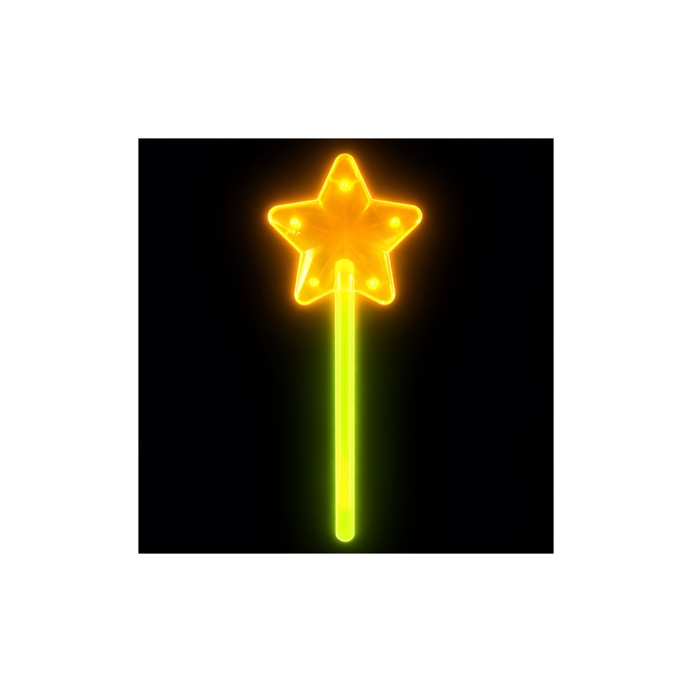 Fluorescencinė lazdelė „Tamsybėje šviečianti žvaigždė“ Stick Neon, 22 cm