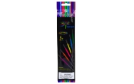 Šiaudeliai „Neon Stick“ – šviečiantys tamsoje, 6 vnt.