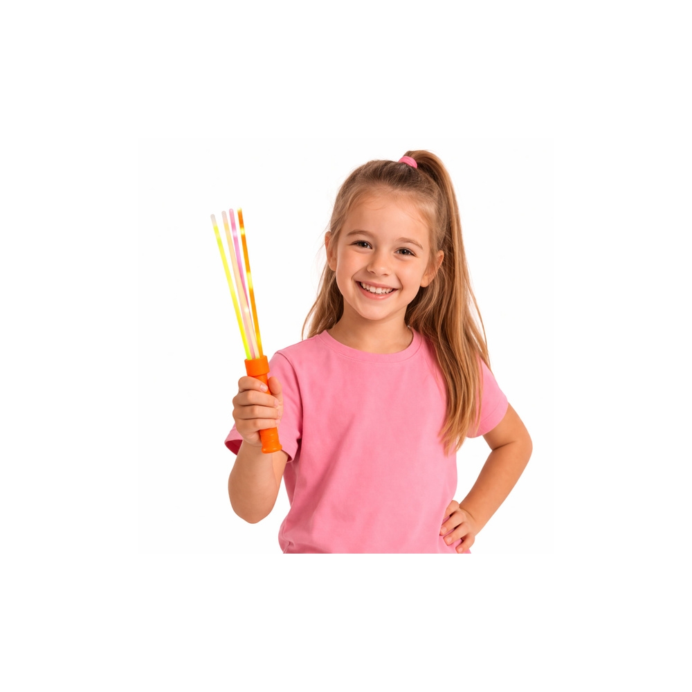 Tamsioje šviečianti lazdelė, fluorescencinės lazdelės „Neon Stick“, 29 cm