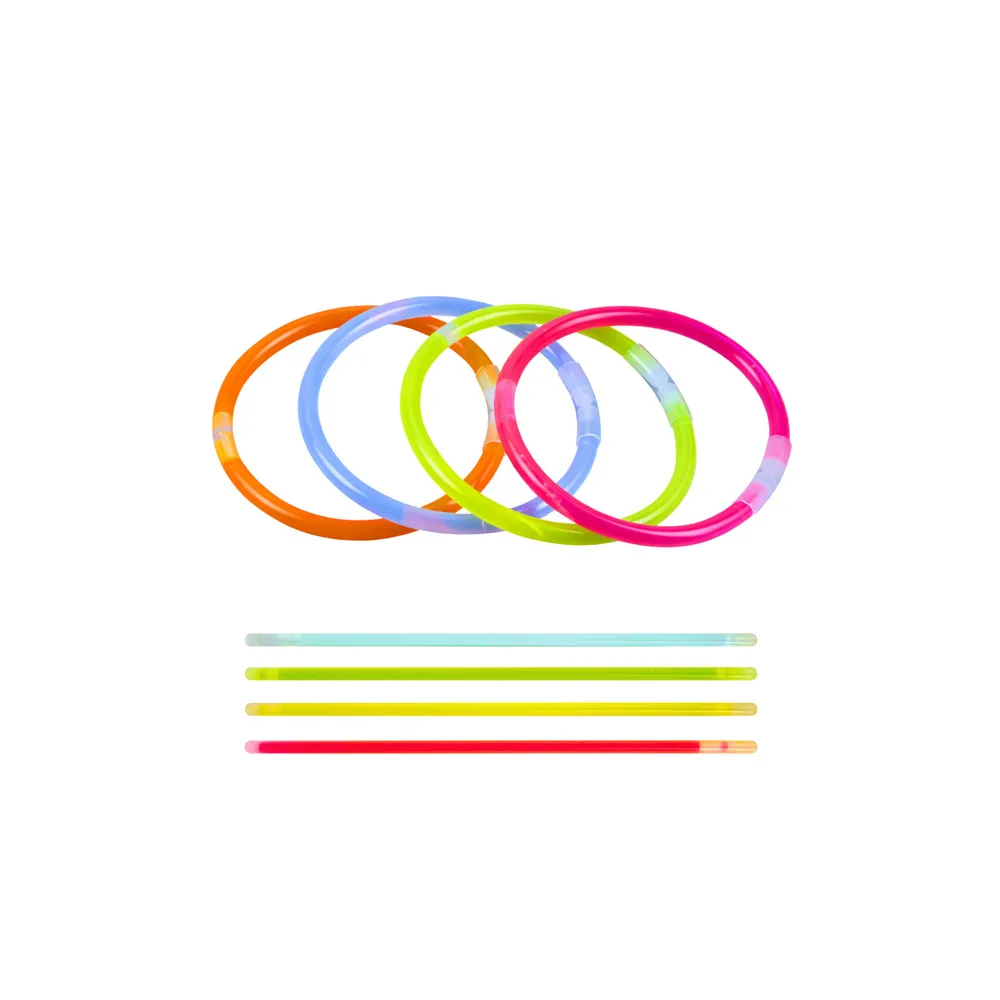 Apyrankės-juostelės, fluorescencinės, šviečiančios tamsoje, „Neon Stick“, 5 vnt.