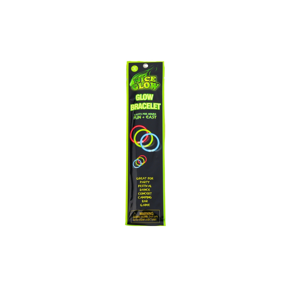 Apyrankės ir juostelės, šviečiančios tamsoje, „Neon Stick“, 3 vnt.