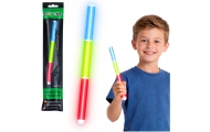 Pałka Trzykolorowa Fluorescencyjna Świeciąca W Ciemności Neon Stick 31,5 cm