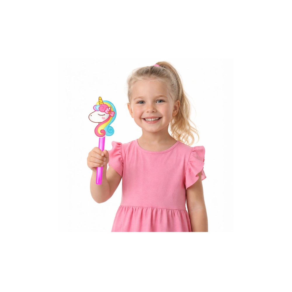 Różdżka Z Jednorożcem Fluorescencyjna Świecąca W Ciemnośći Neon Stick 25cm