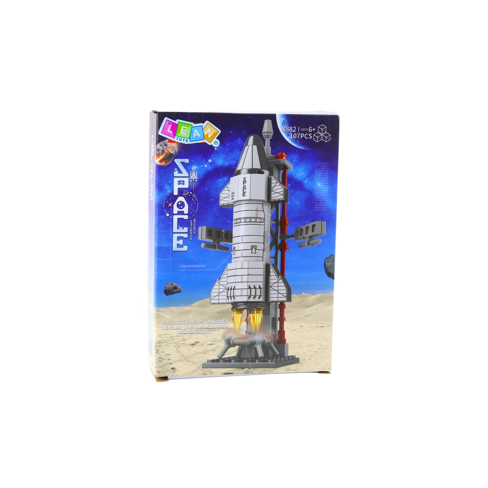 Konstruktorius Kosminės raketos paleidimo bokštas 107 el.-Žaislai, Konstruktoriai, Lego, statybiniai blokai-e-vaikas