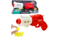 Pistolet Broń Na Miękkie Kulki Piankowe XGUN Czerwony 6 szt.