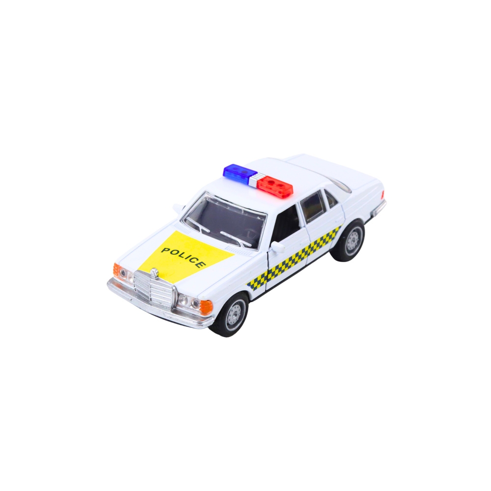 Metalinis Klasikinis policijos automobilis Baltas 1:32-Žaislai, Auto ir transporto žaislai, Mašinos-e-vaikas