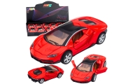 Metalinis sportinis automobilis žibintai garsai raudonas 1:32-Žaislai, Auto ir transporto žaislai, Mašinos-e-vaikas