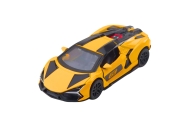 Metalinis Sportinis lenktyninis automobilis Geltonas 1:32-Žaislai, Auto ir transporto žaislai, Mašinos-e-vaikas