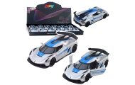 Metalinis Sportinis lenktyninis automobilis Sidabro sp. 1:32-Žaislai, Auto ir transporto žaislai, Mašinos-e-vaikas