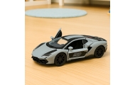 Metalinis Sportinis lenktyninis automobilis Pilkas 1:32-Žaislai, Auto ir transporto žaislai, Mašinos-e-vaikas
