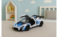 Metalinis Sportinis lenktyninis automobilis Baltas 1:32-Žaislai, Auto ir transporto žaislai, Mašinos-e-vaikas