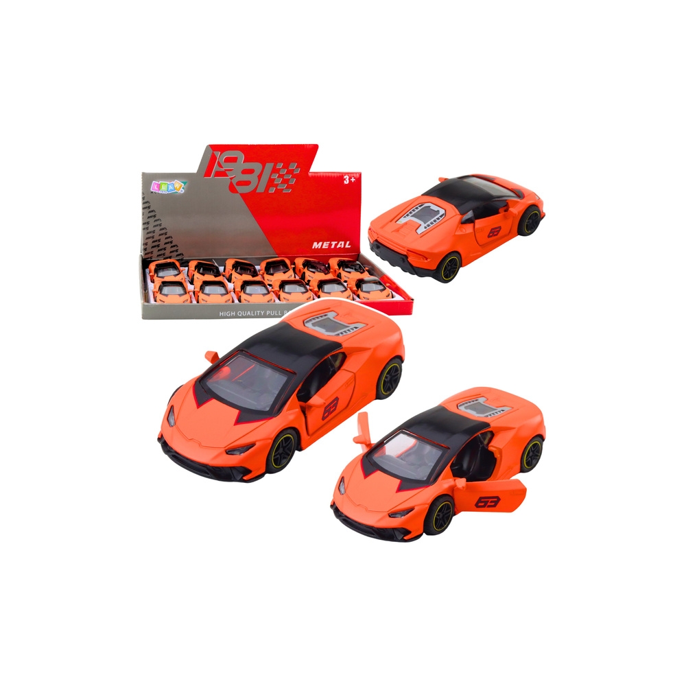 Metalinis sportinis automobilis oranžinis 1:43-Žaislai, Auto ir transporto žaislai, Mašinos-e-vaikas