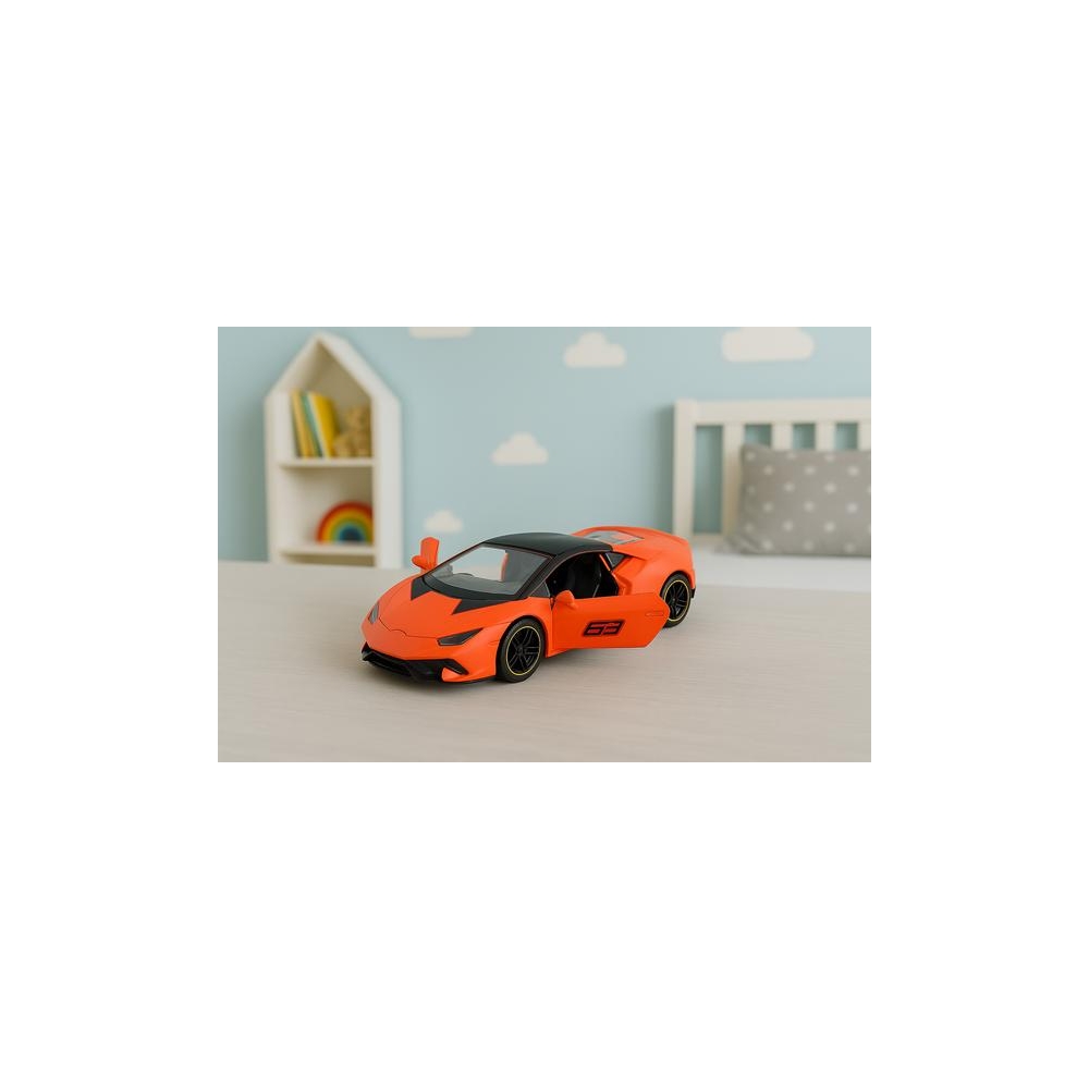 Metalinis sportinis automobilis oranžinis 1:43-Žaislai, Auto ir transporto žaislai, Mašinos-e-vaikas