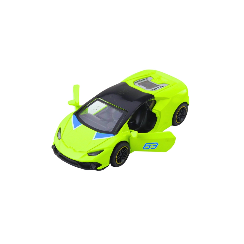 Metalinis Sportinis automobilis Drive Pull Back Metal Neon Green 1:43-Žaislai, Auto ir transporto žaislai, Mašinos-e-vaikas