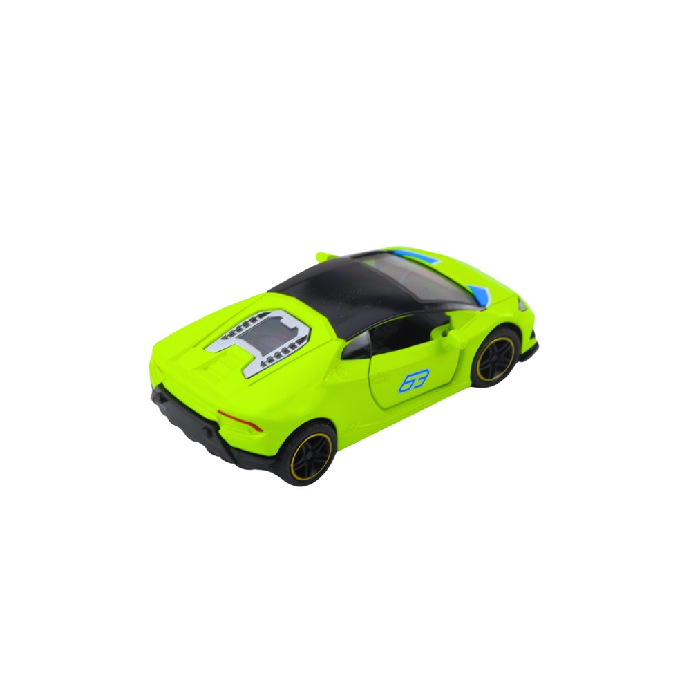 Metalinis Sportinis automobilis Drive Pull Back Metal Neon Green 1:43-Žaislai, Auto ir transporto žaislai, Mašinos-e-vaikas
